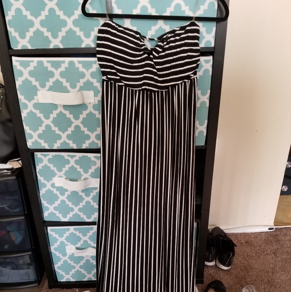 Striped Maxi Dress